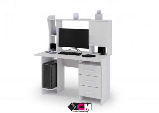 Компьютерный стол № 5 цвет Анкор Стенд Мебель - фото