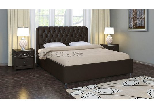 Кровать интерьерная  Белиста 1400, основание металлокаркас - фото