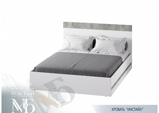 Спальный гарнитур Инстайл кровать КР 04 - фото