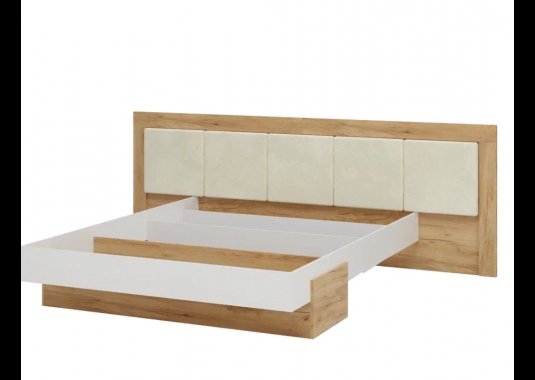 Спальный гарнитур Тоскана  кровать с декором 1600*2000 - фото