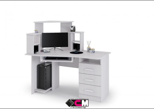 Компьютерный стол № 1 цвет Анкор Стенд Мебель