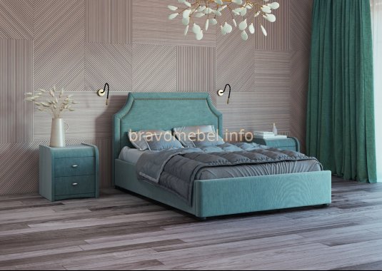 Кровать интерьерная Беатта 1600 на металлокаркасе