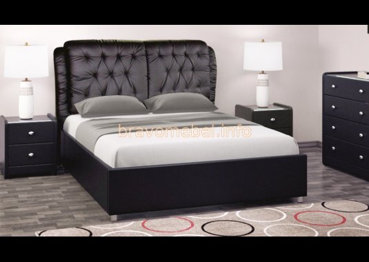 Кровать интерьерная Монте 1600*2000 на металлокаркасе