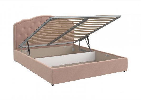 Кровать интерьерная Селин 1600 с подъемным механизмом(стандарт-складская программа) - фото