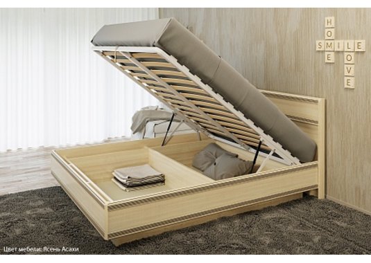 Кровать "Карина" КР 1003 с подъемным механизмом - фото
