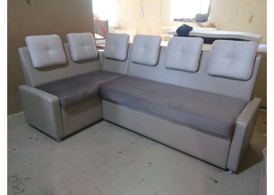 Кухонный диван "Омега" угловой со спальным местом - фото